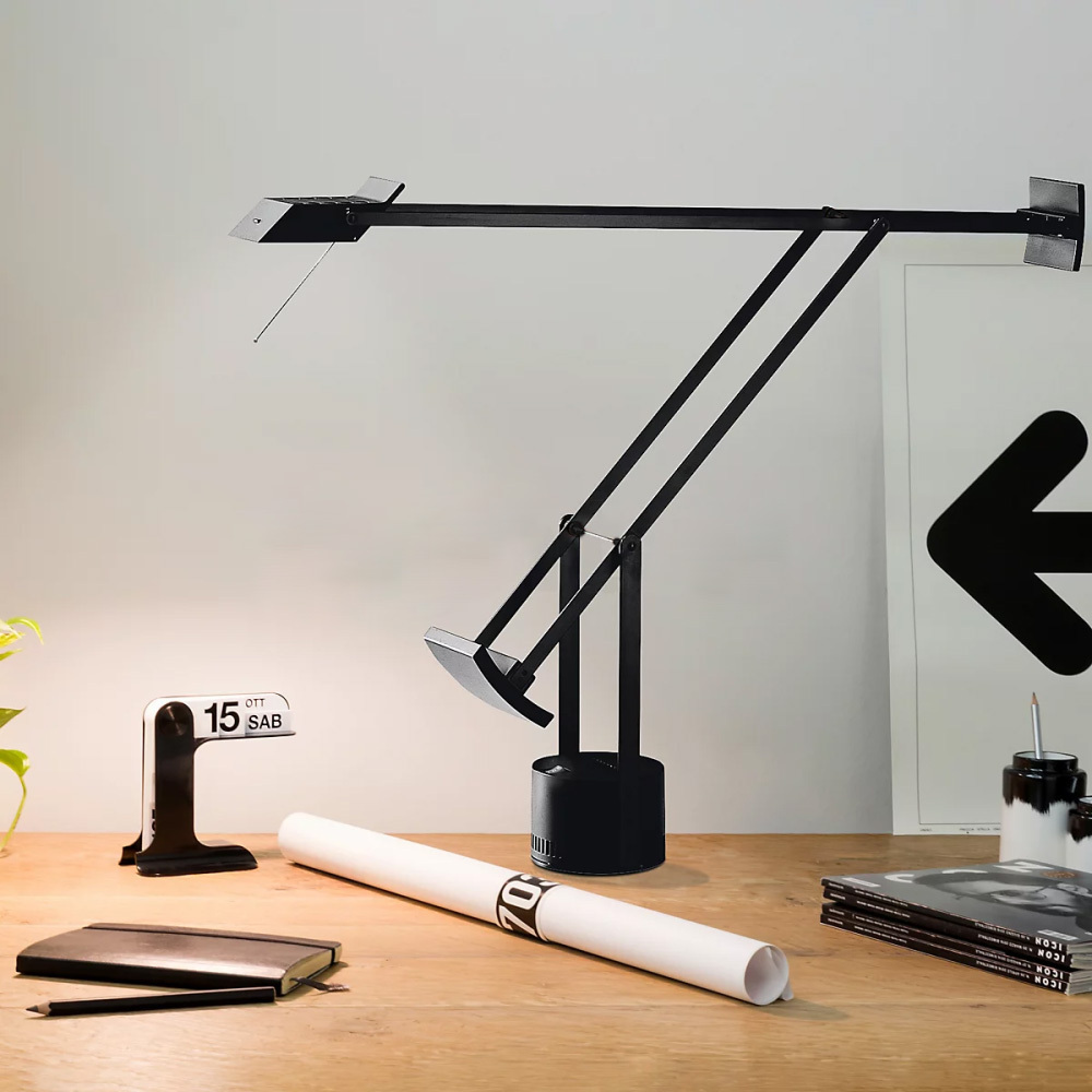 Italian designer eye protection tizio desk lamp metal study computer reading Lamp long swing arm LED work floor lamp