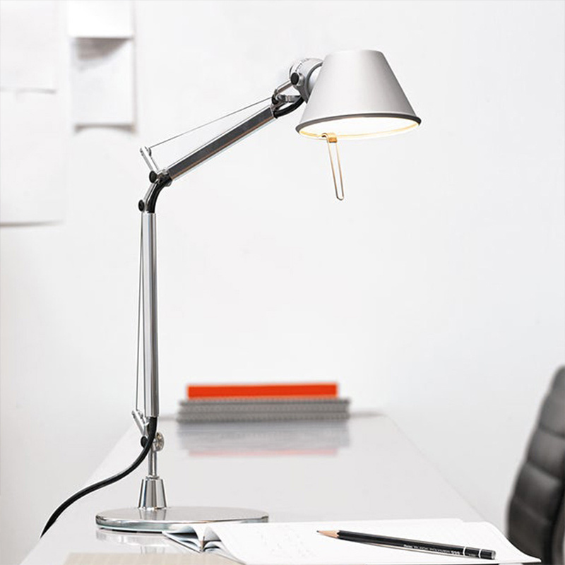 High Quality Flexible Long Swing Arm Led Table Lamp Industrial Metal Adjustable Folding Reading Modern Table Lamp