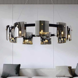 Modern luxury Decorative Chandeliers Led Light Fixture G9 Bulb Kitchen Lighting Glass Pendant Light