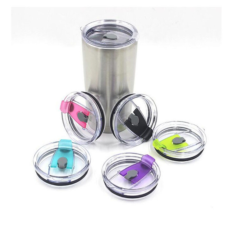 20oz 30oz Water Tumbler Sealing Lids BPA Free Coffee Mugs Plastic Leakproof Cover Stainless Steel Cups Cap Lid