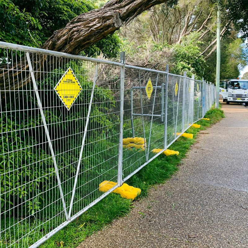 Galvanized  Used Construction Site Mobile Chain Link  Australia Temporary  Security  Pool  Fence