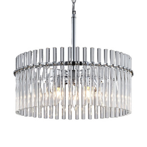 Modern Crystal Chandelier Elegant Pendant Light Farmhouse chandelier Pendant Light Fixture for Dining Room Bedroom Living Room