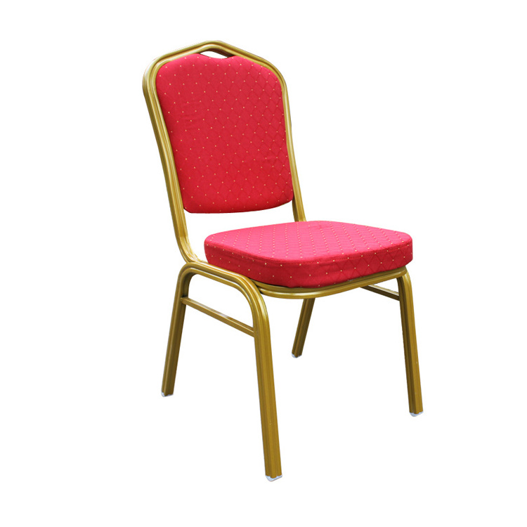 wholesale cheap  banquet chair with golden metal legs chair use for hotel weeding chair furniture