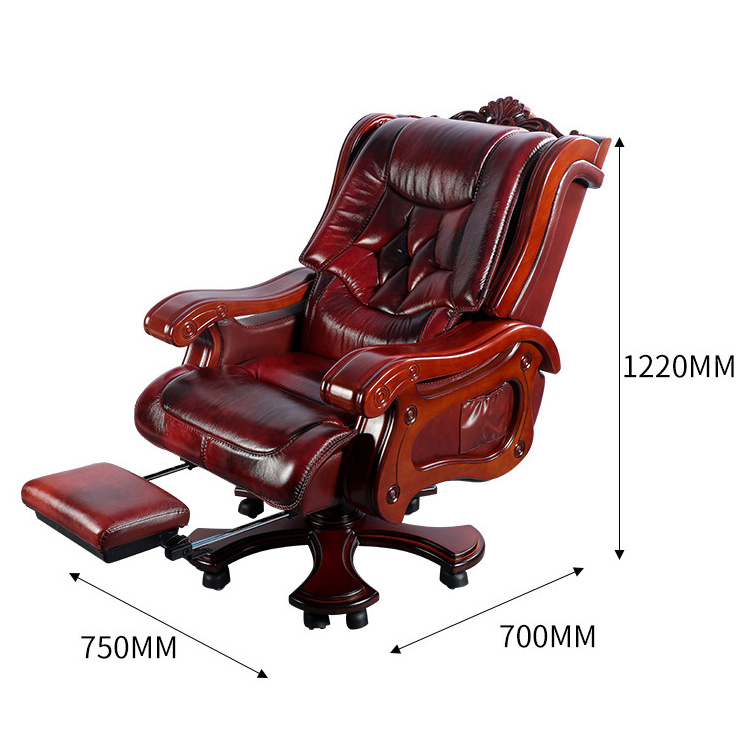 Boss swivel revolving manager real leather executive office furniture chair/chair office revolving chair