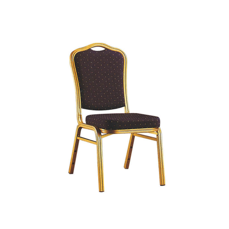 wholesale cheap  banquet chair with golden metal legs chair use for hotel weeding chair furniture