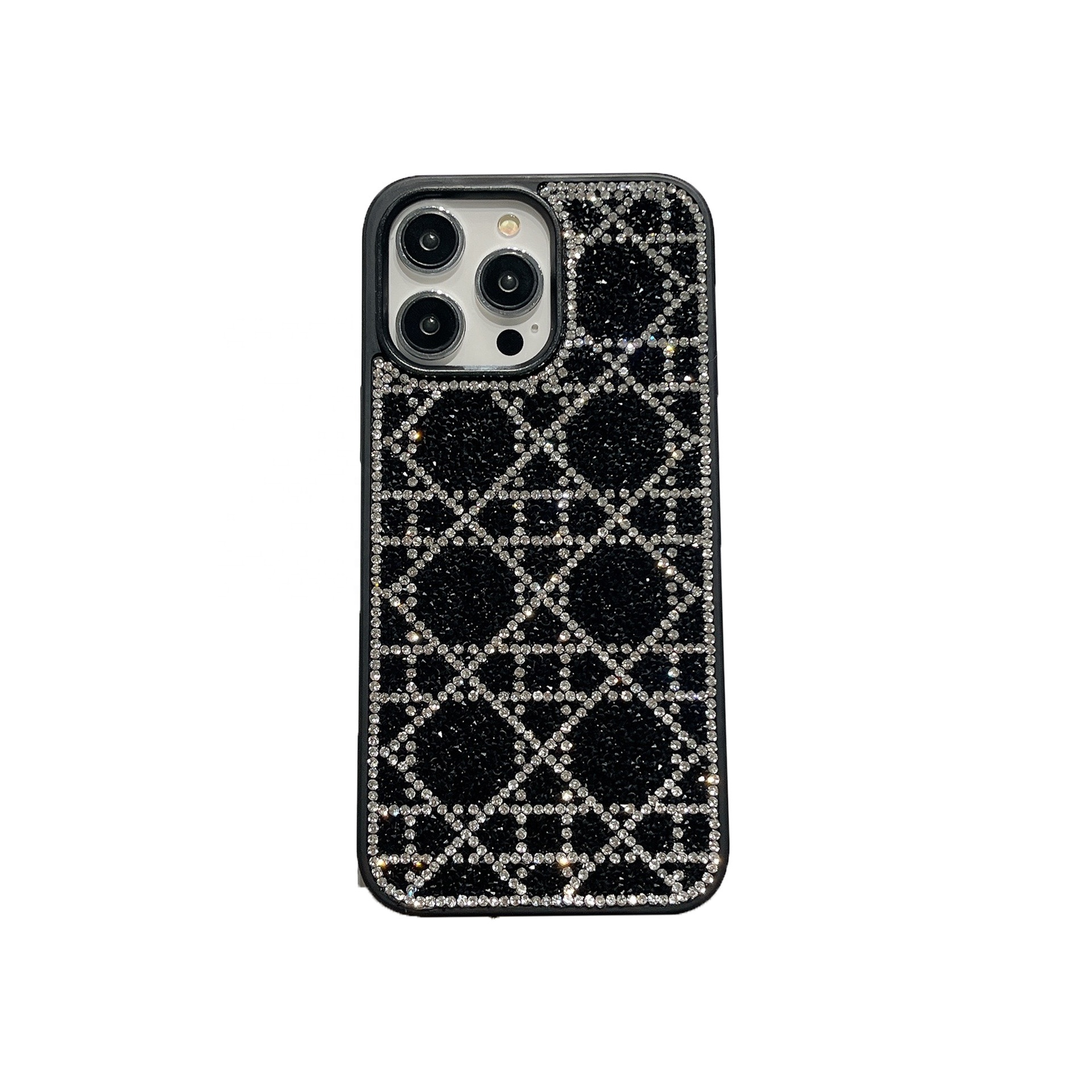 Luxury popularity phone PC back cover shockproof glitter case bling phone cover mobile phone case