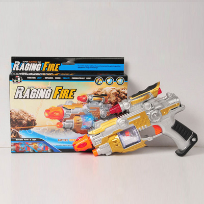 Kids Plastic Pistol Revolver Guns Shooting Infrared Gun Games Electric Light And Sound Gun Toys