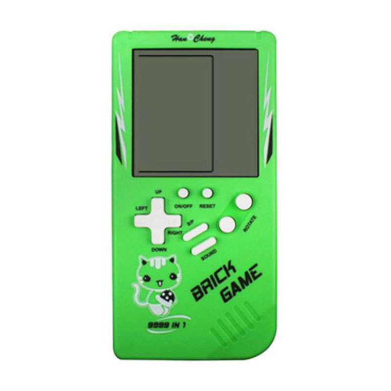 Cheap Price Classic Handheld Game Console Russian Blocks Game Brick Retro Console Educational Toys Game Player