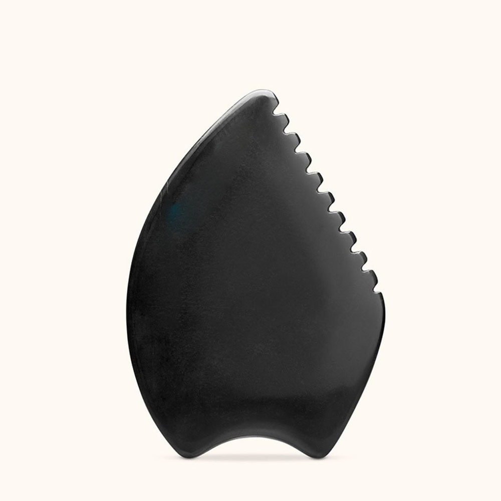 Gua Sha Scraping Black Bian Stone Scraping Massage of Face Body Wildling GuaSha Massage Tool