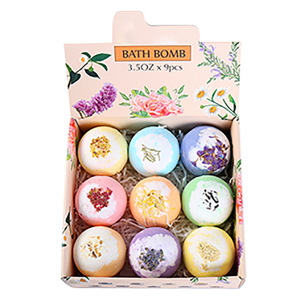 Bubble Ball Bombe De Bain Dry Flowers Shower Bath Bombs with Bath Supplies