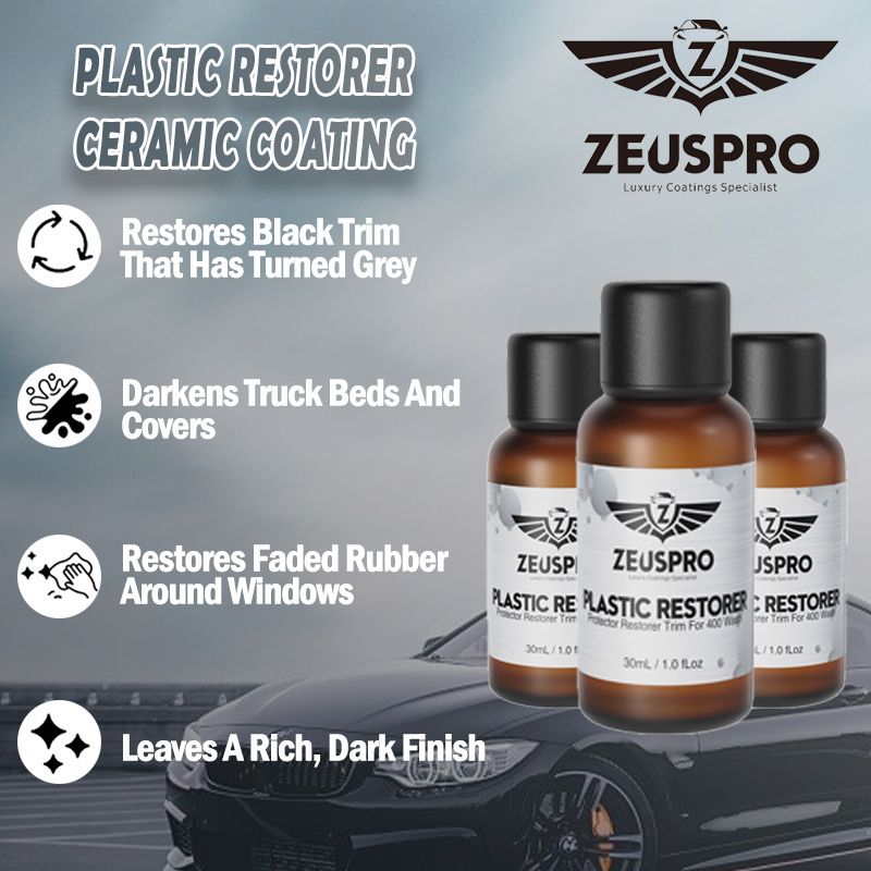 Easy Applying Plastic Restoration Car Care Products Plastic Restorer Trim Coating Agent Polishing Liquid Leather Plastic Coating