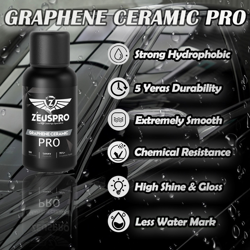 10H Nano Car Coating 5-Year Protection Fluorine Graphene Ceramic Coating Anti-Scratch High Gloss Super Hydrophobic