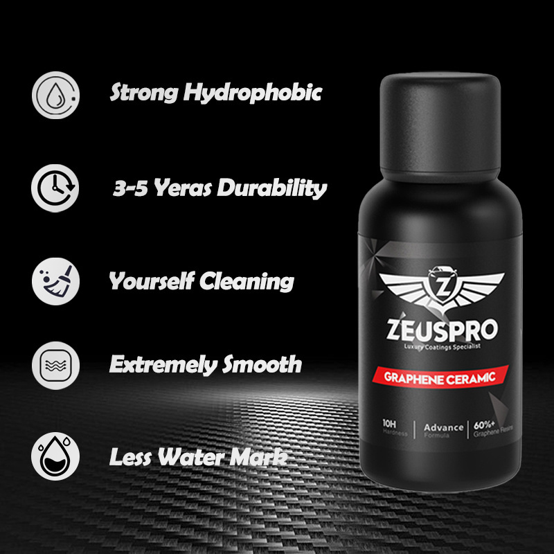 Zeuspro  Car Nano 9H Shine Ceramic Coating Spray  5 Years Hydrophobic Protection Graphene Ceramic Coating