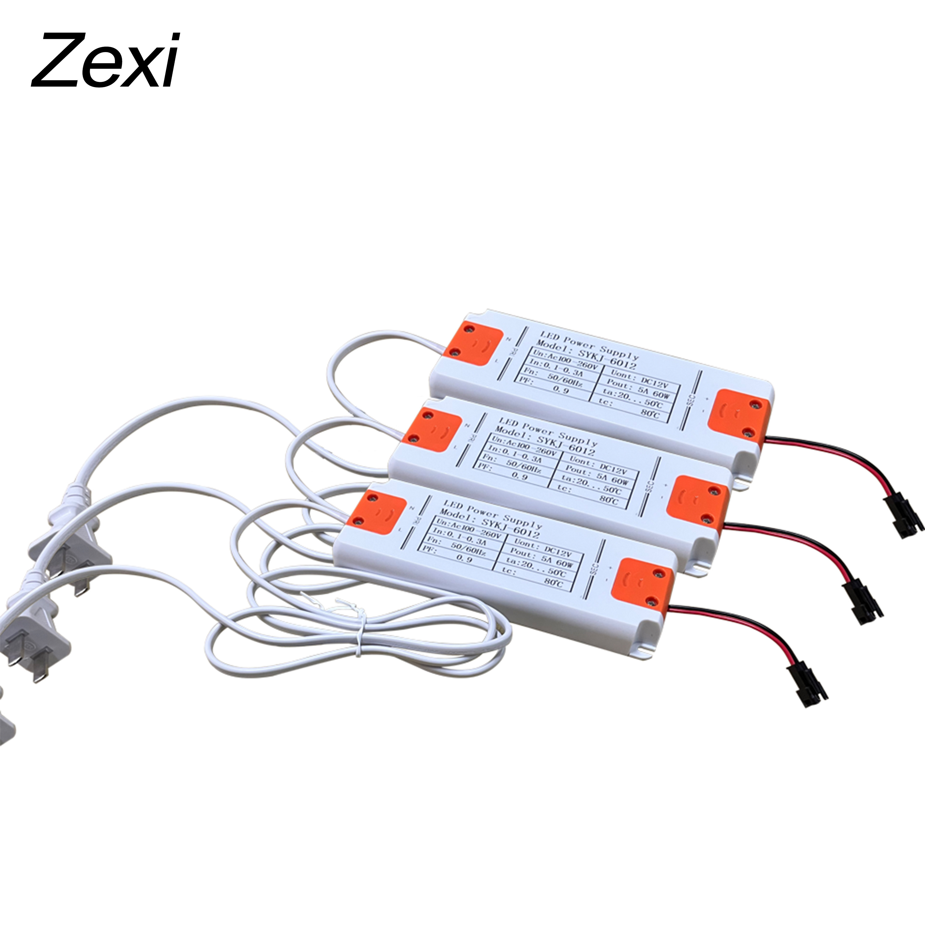 Silm 12v 12W/24W/36W/48W/60W LED Lighting Power Supply Driver For Touch Dimmer Switch