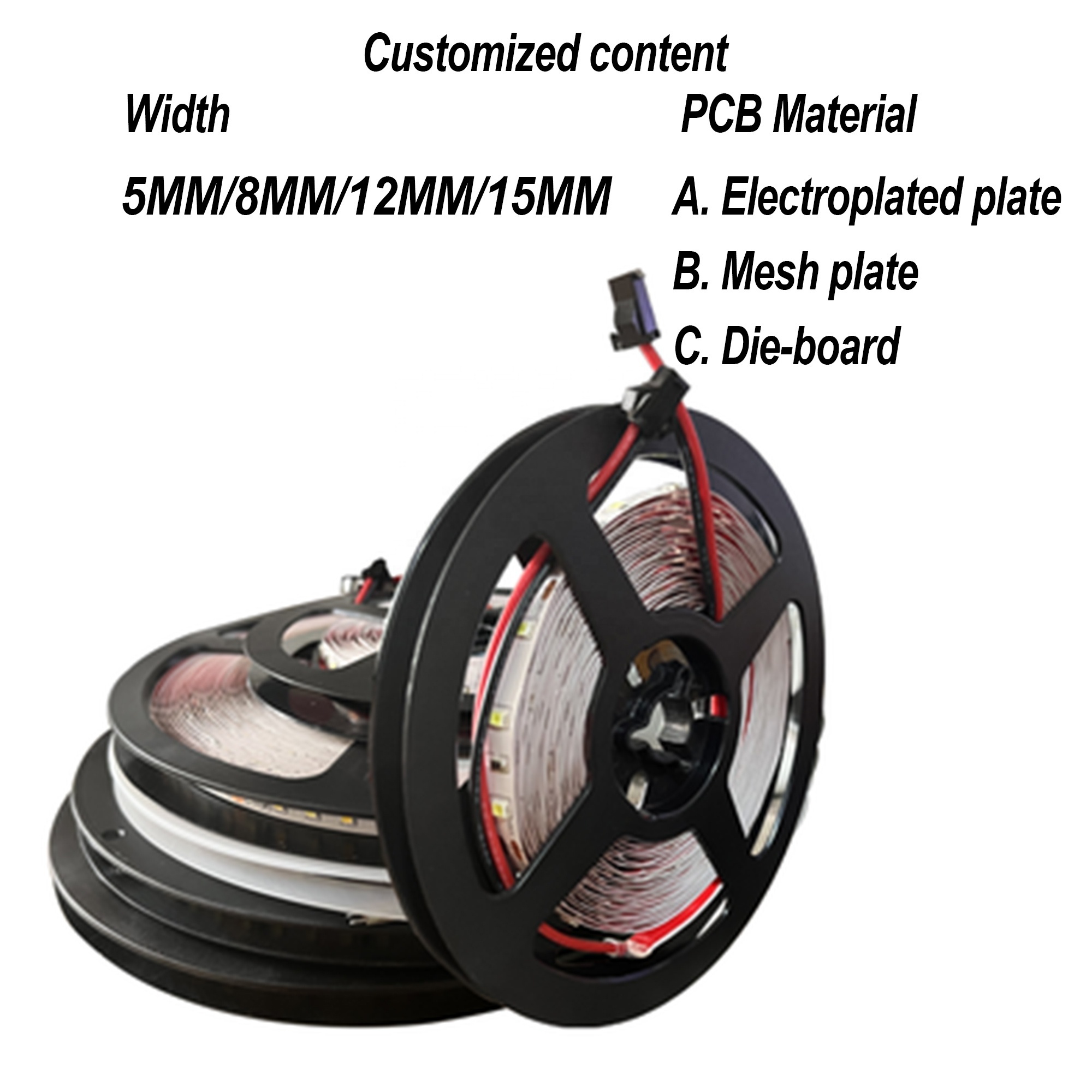 SMD 2835 Flexible Led Strip Light Led Strip 12v 60D 120leds 3000K-6000K 2835 SMD LED Strip Light