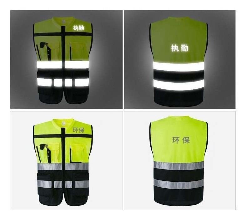 Top grade  vest construction agent parking lot traffic reflective safety vest