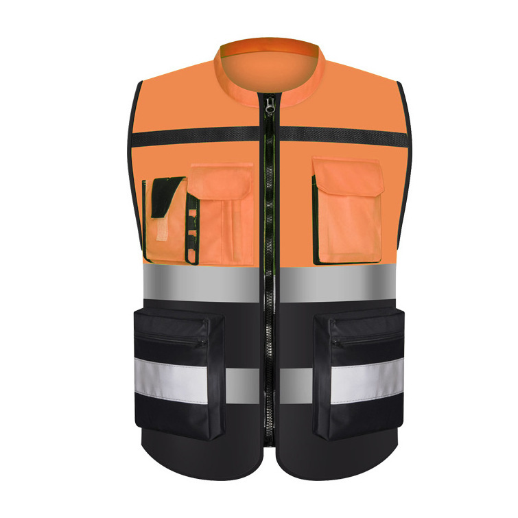 Top grade  vest construction agent parking lot traffic reflective safety vest