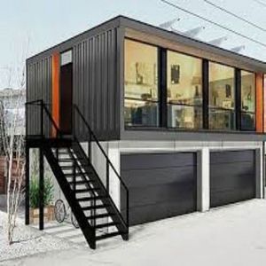 Modern container house for living 3 bed rooms mobile tiny houses portable casa container house with garage