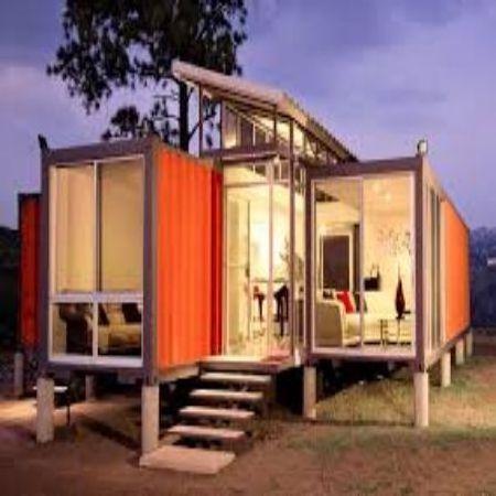 Modern container house for living 3 bed rooms mobile tiny houses portable casa container house with garage