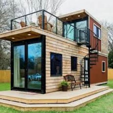 Modern container house for living 3 bed rooms mobile tiny houses portable casa container house with garage