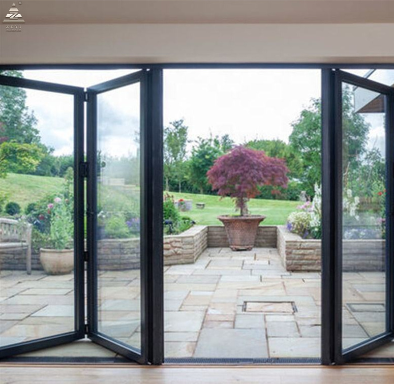 Double Glazed Heavy Duty Bi Folding Door Custom American Standard Fold Doors Interior Bi-Fold Internal Slim