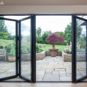 Double Glazed Heavy Duty Bi Folding Door Custom American Standard Fold Doors Interior Bi-Fold Internal Slim