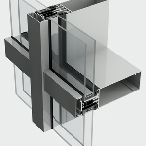 Aluminum window frame 6063 extrusion for glass