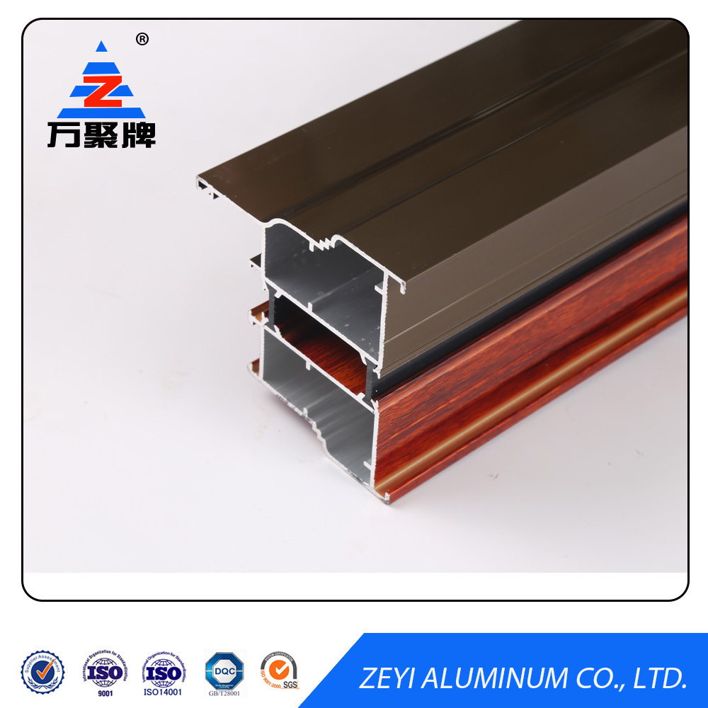 Customized aluminum window frame parts , aluminum window profile