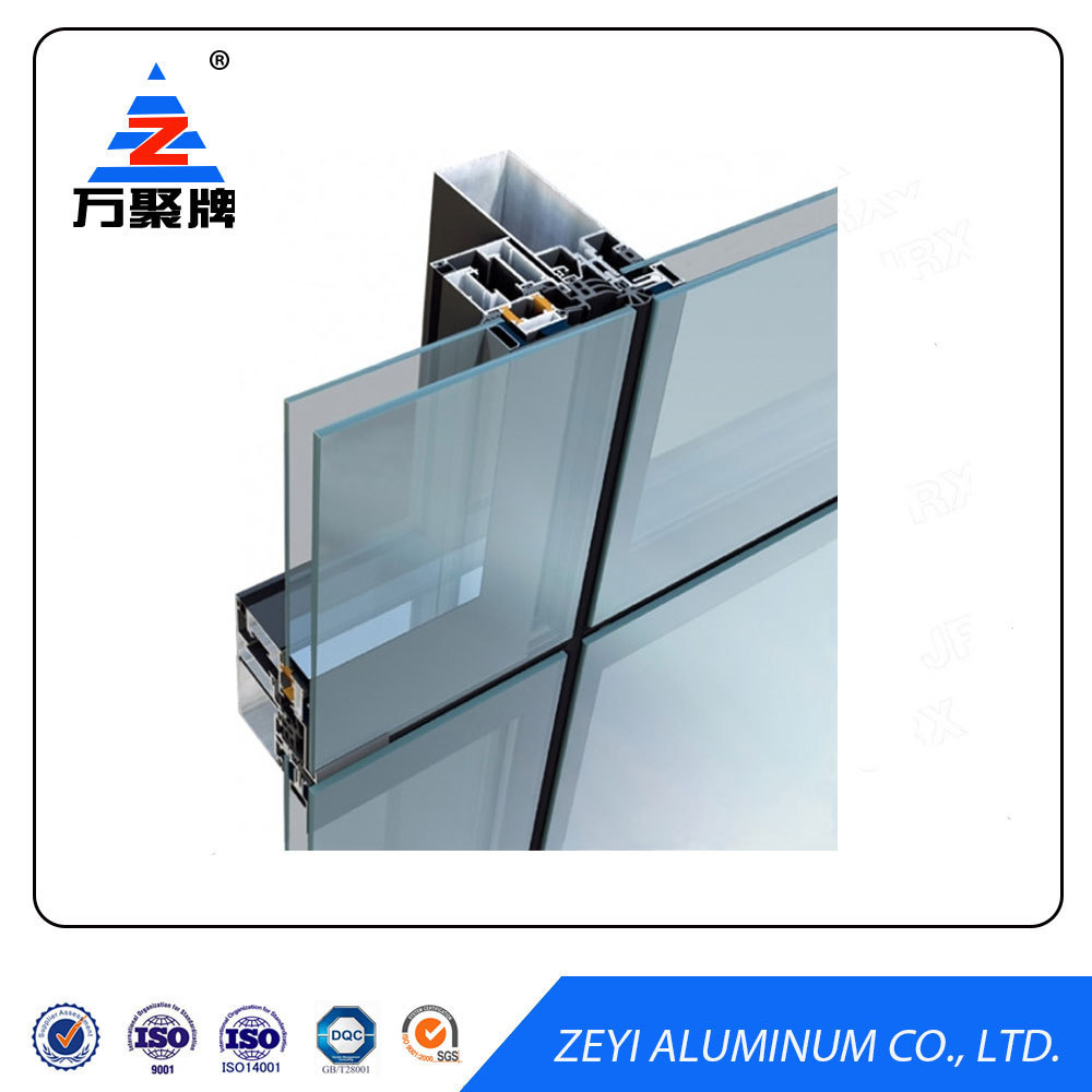 Aluminum window frame 6063 extrusion for glass