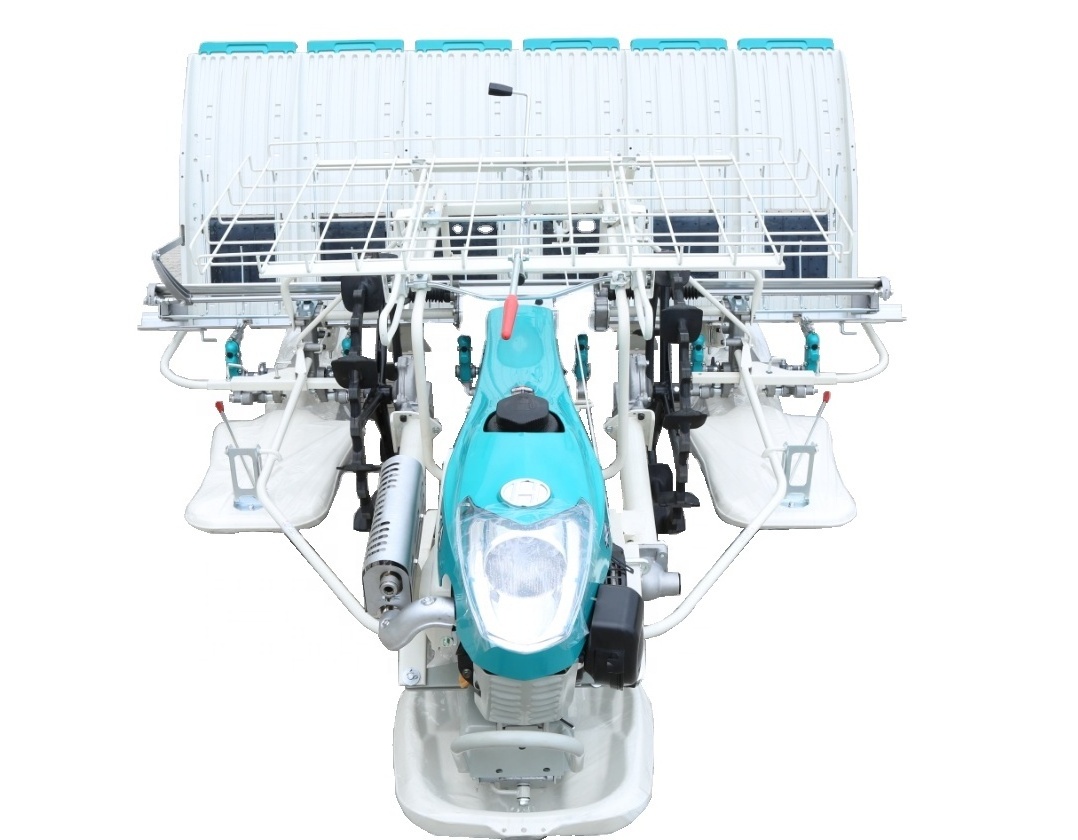 High efficiency paddy rice transplanter 6 rows planting machine manual rice planter best price for rice seeder machine