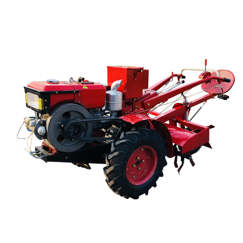 12 hp walking tractor with rotary tiller/power tiller