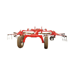 tractor pto driven 5m 9LXDX -5 double rotary hay rake for sale