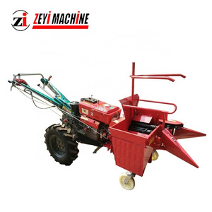 Hot New Products  Hand Walking Tractor Compact Mini Sweet Corn Mini Combine Harvester