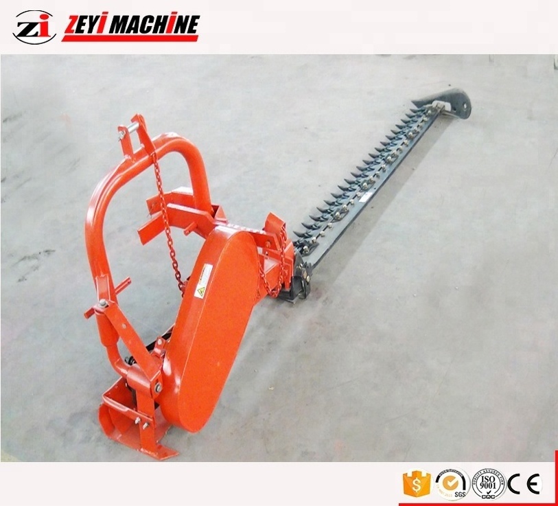 China tractor mounted sickle bar mower with PTO shaft spline