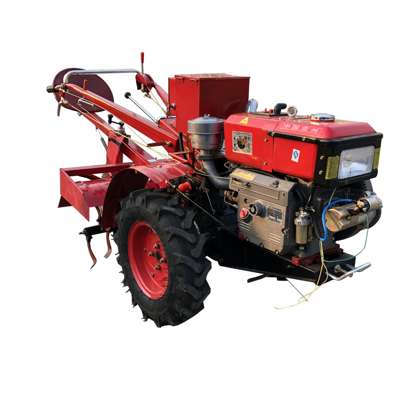 12 hp walking tractor with rotary tiller/power tiller