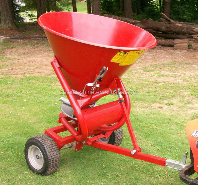 Salt grass seeds fertilizer spreaders for tractors and ATV/UTV