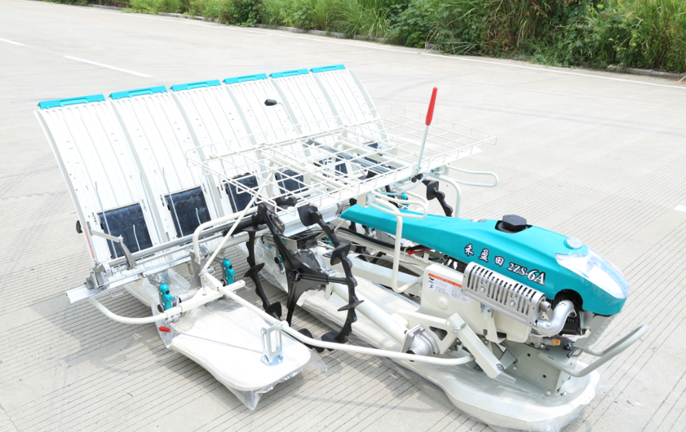 High efficiency paddy rice transplanter 6 rows planting machine manual rice planter best price for rice seeder machine