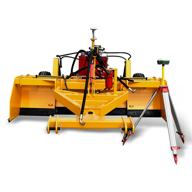 China Manufactory Agricultural Land Grader Machine Tractor Traction Laser Land Leveler For Sale