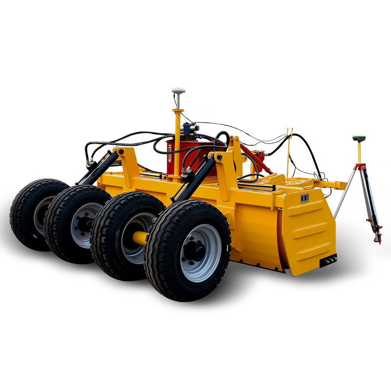 China Manufactory Agricultural Land Grader Machine Tractor Traction Laser Land Leveler For Sale