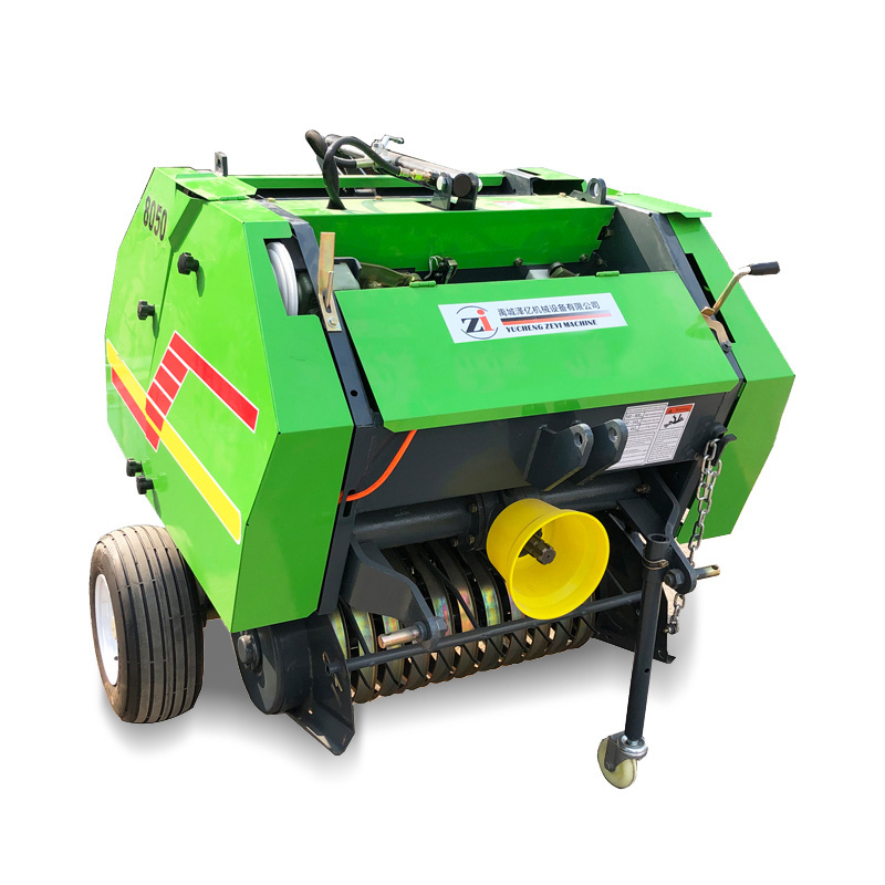 Multipurpose 25-50hp Hay And Straw Baling Machine Tractor Mini Hay Baler Machine Grass Round Baler