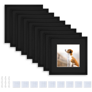 9 Pcs of 8x8 Picture Tiles | Mix Tiles Picture Frames Stick on Wall | Photo Tiles Peel and Stick Picture Frame Set Wall Photo