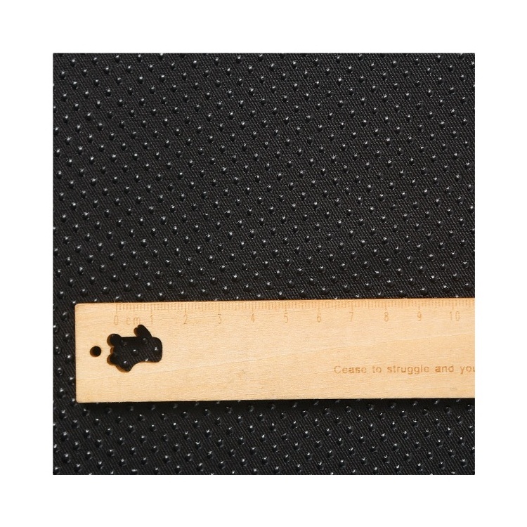 Gabardine slipper resistant dots PVC coated anti slip fabrics for non slip mattress cloth