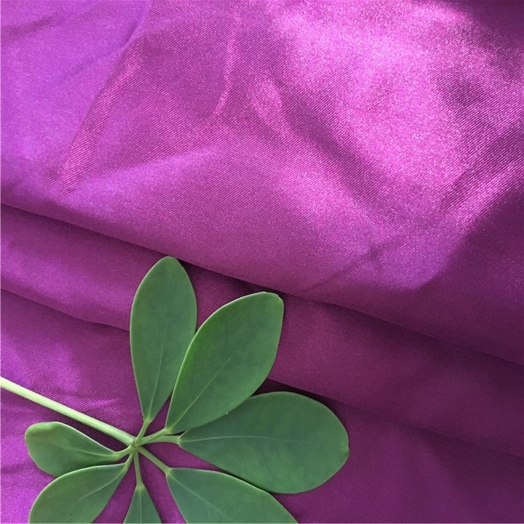 factory wholesale100% recycled polyester satin fabric silk for duchess wedding draping fabric