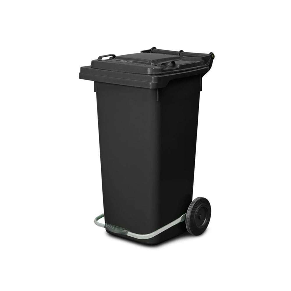 120L Plastic Waste Bin with Pedal and Wheelie Outdoor Bin For Wholesale Cheap Price from Factory Mobile Garbage Bin Waste