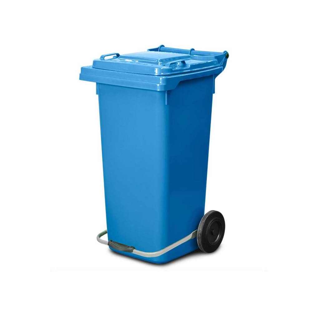 120L Plastic Waste Bin with Pedal and Wheelie Outdoor Bin For Wholesale Cheap Price from Factory Mobile Garbage Bin Waste