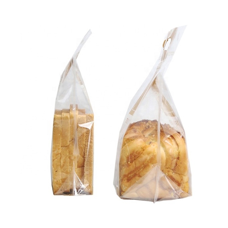 Custom Printed Resealable Food Grade Bakery Product Zipper Packaging Bread Pastry Bags Window Stand up Pouch Free Samples Accept