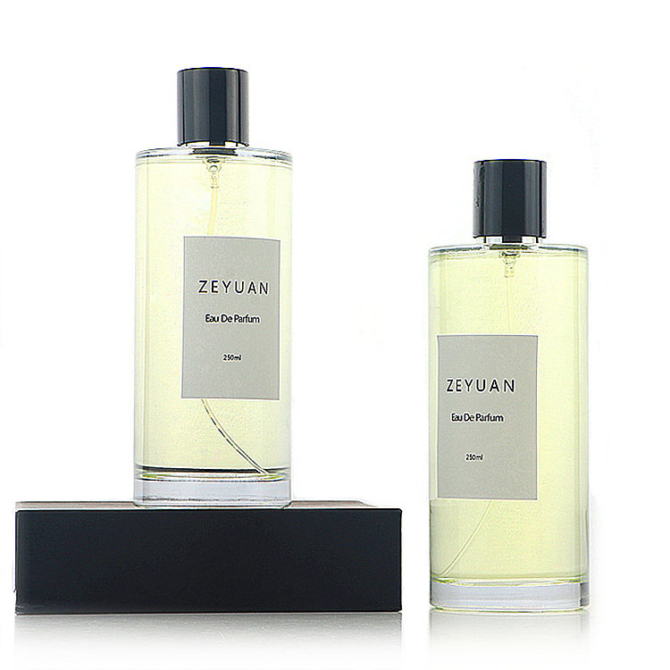 Private Label  Luxury Glass Room Spray Perfume Bottle 250ml Body Mist Bottle Glass Home Fragrance Bottles