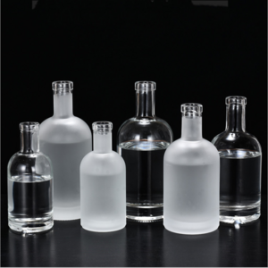 200ml 375Ml 500Ml 750Ml Clear Empty Olso Vodka Liquor Gin Rum Tequila Whisky Brandy Spirit Glass Bottle With Cork