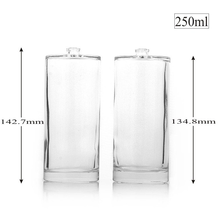 Private Label  Luxury Glass Room Spray Perfume Bottle 250ml Body Mist Bottle Glass Home Fragrance Bottles