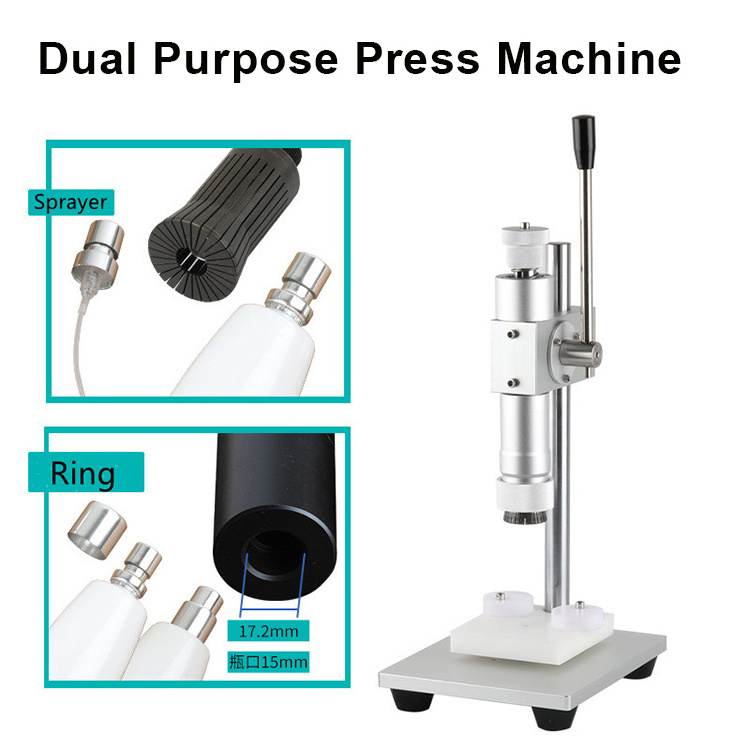 Manual Capping Machines Assemble Perfume Bottles Sealing Machine 13mm 15mm Dual Purpose Fragrance Pressing Machine